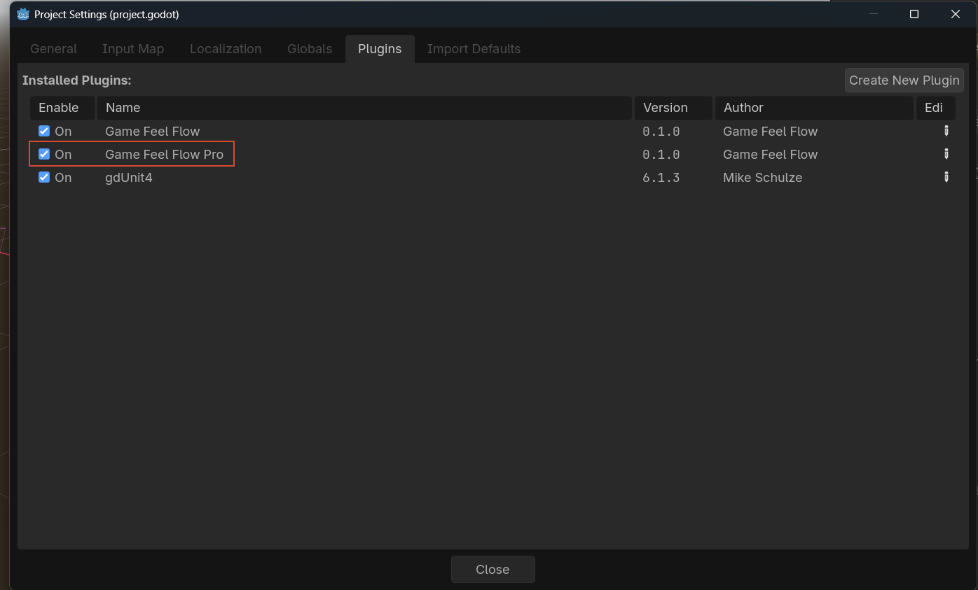 Pro Plugin Enable